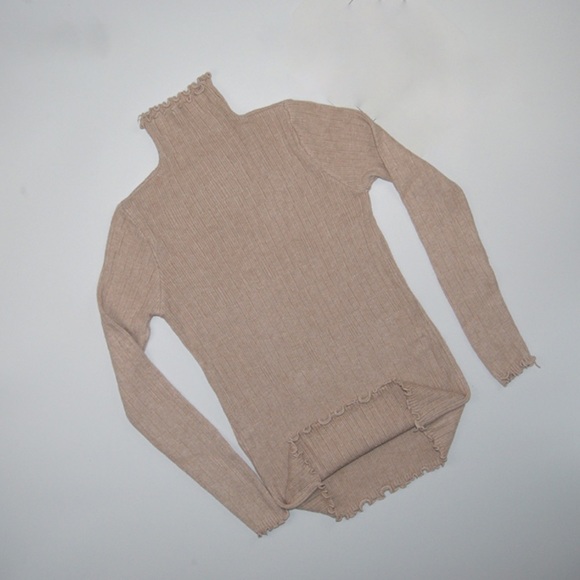 Black Turtleneck Bodycon Basic Slim Fit Sweater - Picture 5 of 6